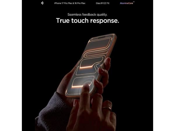 Spigen GLAS.tR EZ Fit, Apple, iPhone 16 Pro Max, Transparent, 2 styck