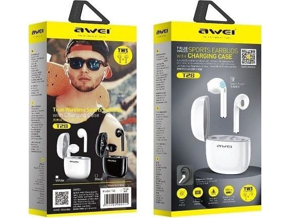 Awei T28 TWS-hodetelefoner (AWEI051BLK)