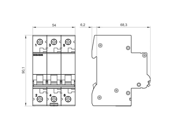 Siemens 5SL6308-7, IP20