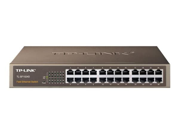 TP-Link TL-SF1024D - Switch - 24 x 10/100 - stasjonær