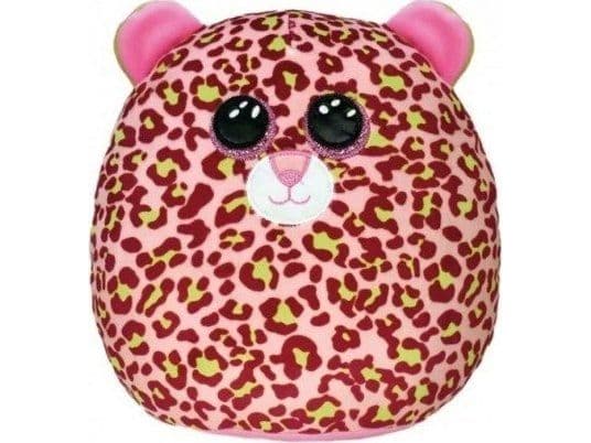 TY Squish-a-Boos flerfärgad leopard - DOTTY, 22 cm - Medium 39286