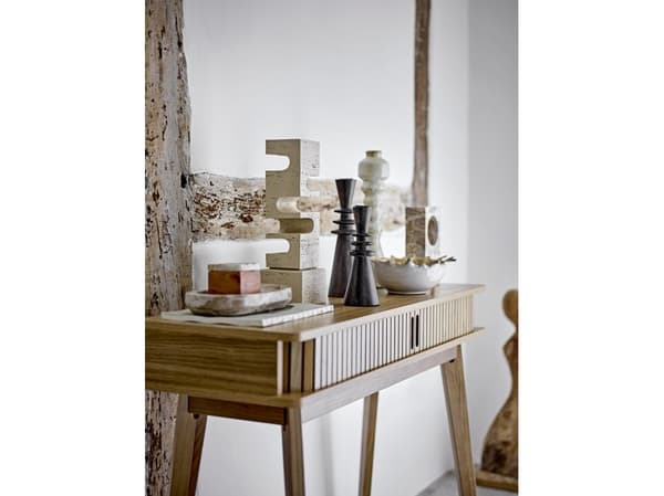 BLOOMINGVILLE Armel lysestake, svart, Mango