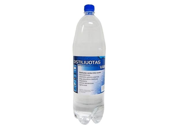 Destillerat vatten - 2000 ml.