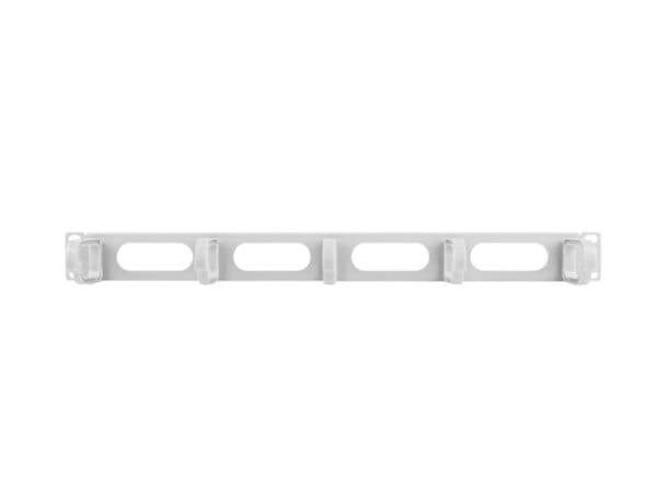 Lanberg Typ B - Rack-kabel styrepanel - RAL 7035 - 1U - 19"