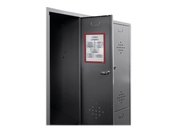 Info-ram DURABLE Duraframe Magnetic A4, röd, förpackning med 5 st