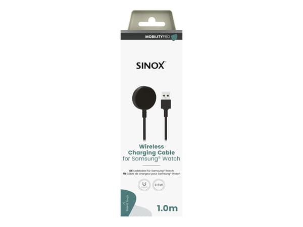 Sinox PRO opladerkabel til Samsung® Watch. Lajittelu