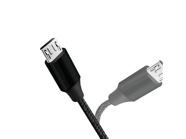 LogiLink CU0144, 1 m, USB A, Micro-USB B, USB 2.0, 0,48 Gbit/s, Sort