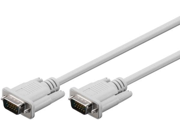 Goobay 68310, 2 m, VGA (D-Sub), VGA (D-Sub), Hankjønn, Hankjønn, Grå
