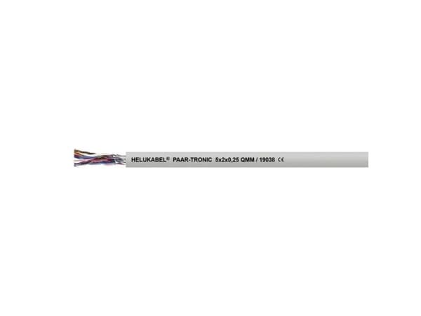 HELU 19076-500 datakabel 2 x 2 x 0,75 mm² grå 500 m
