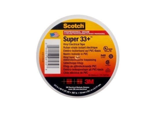 TAPE 33+ 19 mm x 20 m, sort