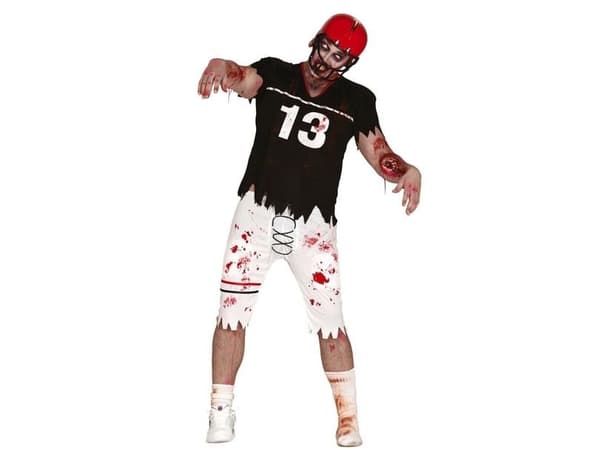 Quarterback zombie kostume