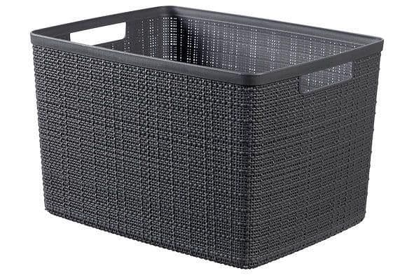 Curver korg Jute L mörkgrå