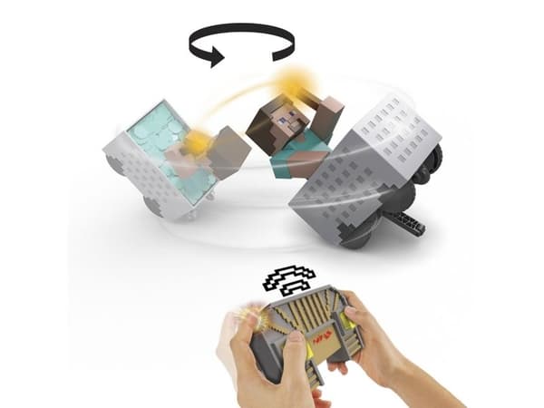 Minecraft RC Steve with Minecart