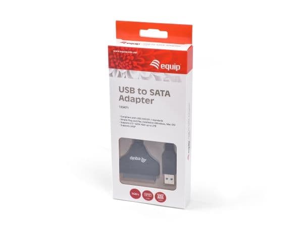 Equip 133472, USB C, Micro USB B, Sort