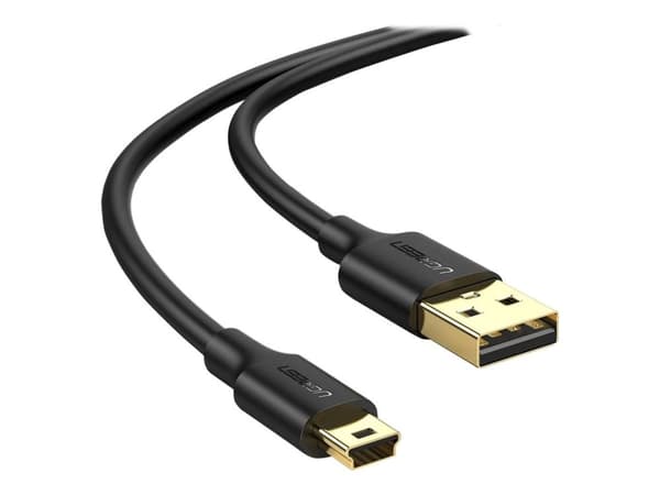 Ugreen 10355, 1 m, USB A, Mini-USB B, USB 2.0, Musta