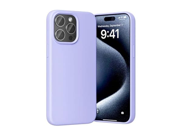 Vention KUFV0-40 Silicone Case for iPhone 15 Pro Max (purple)
