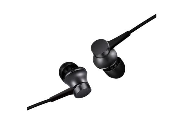 Xiaomi MI Basic - Ørepropper med mikrofon - i øret - kablet - 3,5 mm jakk - svart