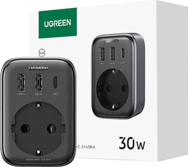 Ugreen 90613, Innendørs, AC, Sort