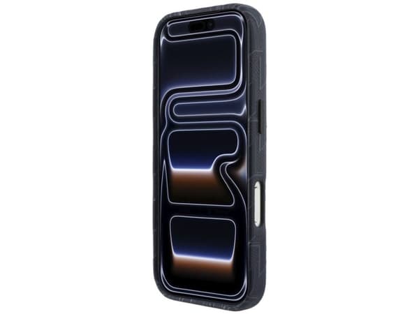 Karl Lagerfeld monogramlogo MagSafe-deksel til iPhone 17 Pro - blå