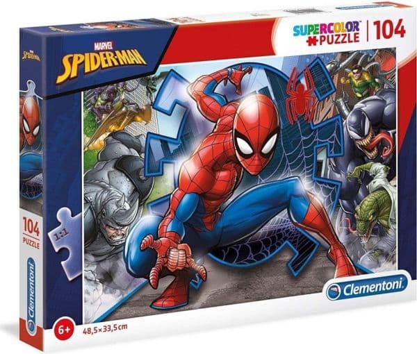 Clementoni Puslespil Spider-Man, 104 brikker