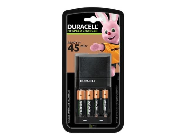 Duracell CEF27 - 0,75 t batterilader - (for 4xAA/AAA) 4 x AA / AAA - NiMH