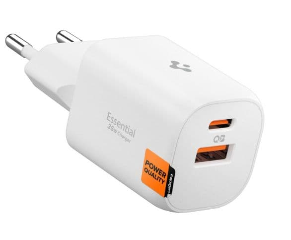 Spigen Essential EE352EU, Innendørs, AC, Hvit