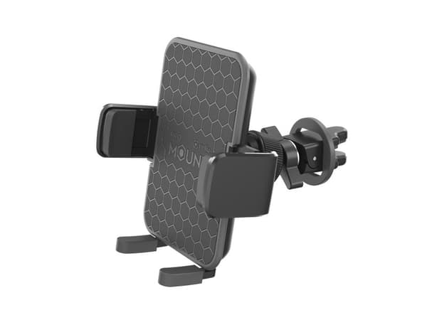 Celly Mount Vent Plus, Matkapuhelin/älypuhelin, Passiiviteline, Auto, Musta