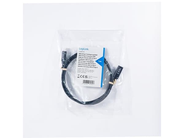 LogiLink CU0212, 3 m, USB C, USB C, USB 2.0, 0,48 Gbit/s, Sort