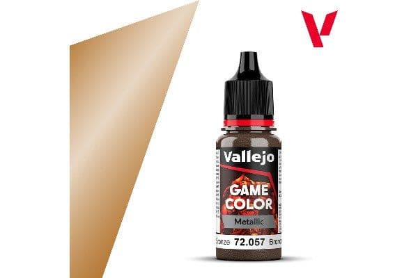 Vallejo 72.057, brons, Akrylfärg, 17 ml, 1 styck