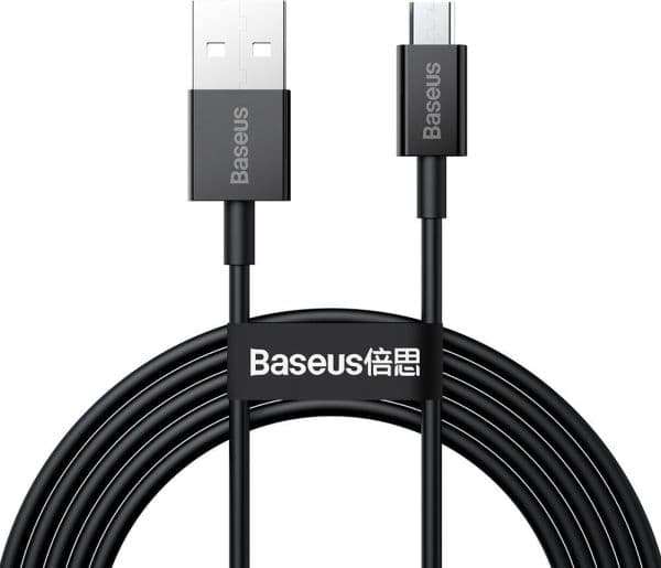 Baseus Superior, 2 m, USB A, Micro-USB A, USB 2.0, 0,48 Gbit/s, Hvit