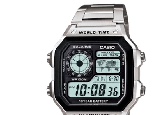 Casio AE-1200WHD-1AVEF, Vattentät, Elektronisk