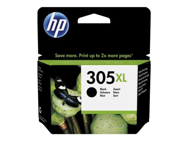 Blækpatron HP 305XL 3YM62AE, inkjet, 240 sider, sort