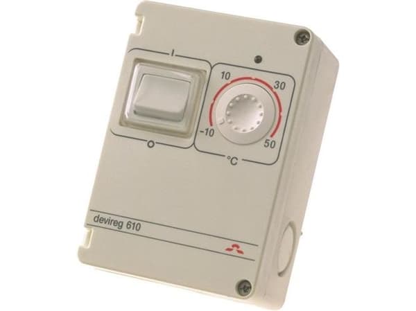 Termostat Devireg 610 -10° till +50° C IP44