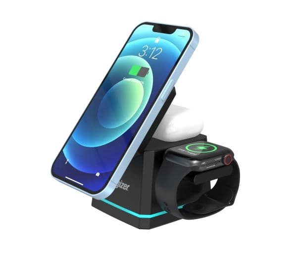 Energizer WCP307, Innendørs, USB, Trådløs lading, Svart
