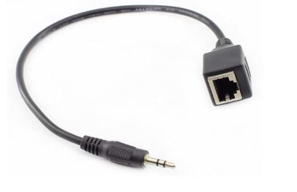 Mini Jack till RJ45-adapter