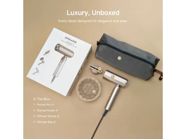 Pocket Pro guldhårtork