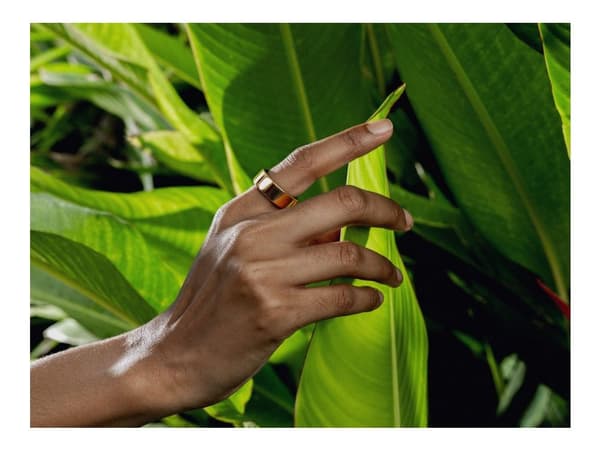 Ultrahuman Ring Air - 6 - smart ring - Bluetooth - 2.4 g - bionisk gull