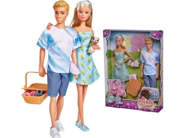 Simba docka 29 cm Steffi Kevin till picknick