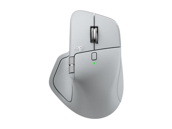 Logitech MX Master 4, Oikeakätinen, Laser, RF Wireless + Bluetooth, 8000 DPI, Harmaa