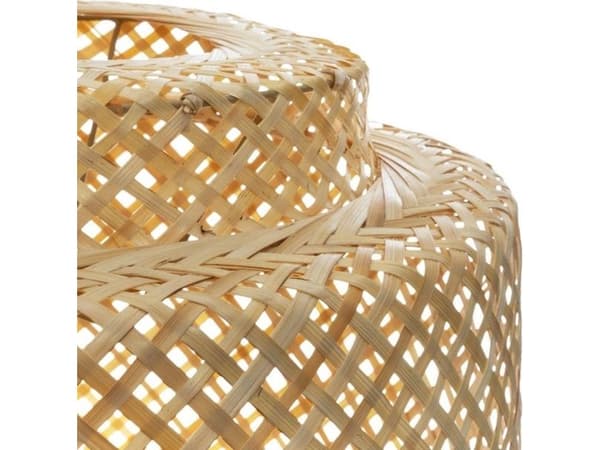 Hänglampa Atmosphera Liby bambu 40 cm
