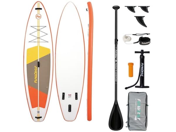 FunWater SUP-bräda SUPFW69B 3,35 m (orange-vit)