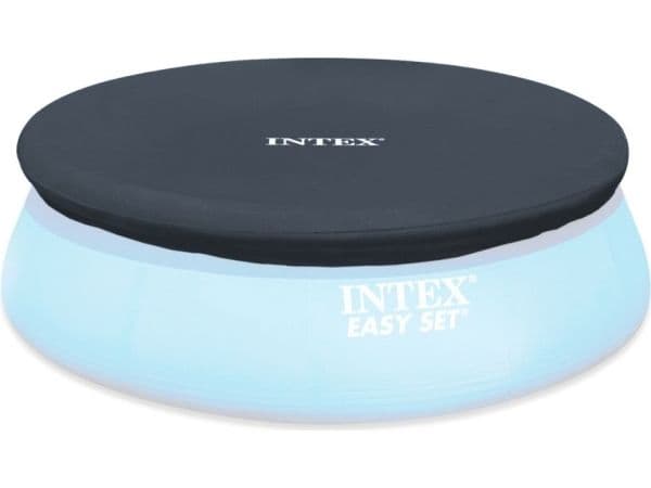 Intex 28023, Poolöverdrag, Ovanmarkspool, Rund, Blå, PVC, Polyeten, 4,57 m