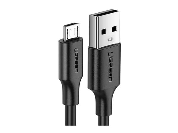 Ugreen 60137, 1,5 m, USB A, Micro-USB A, USB 2.0, 480 Mbit/s, Sort
