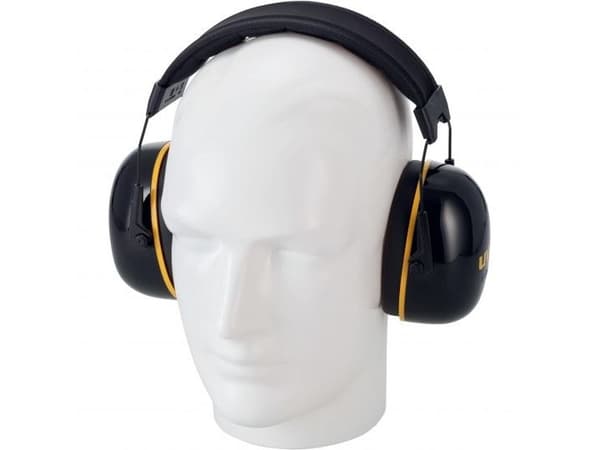 Uvex K20, Hodebånd, Konstruksjon, Sort, Gult, 33 dB
