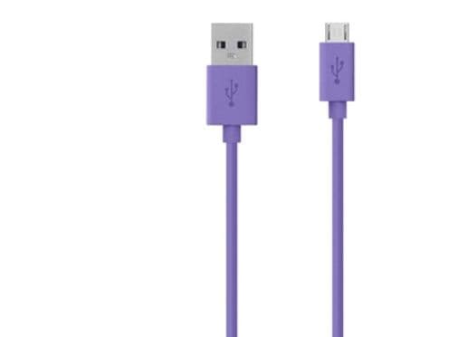 Belkin MIXIT – USB-kaapeli – Micro-USB Type B (uros) – USB (uros) – 2 m – violetti