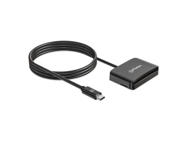 Manhattan USB 2.0 Type-C kortinlukija Smartcard- Micro SDXC