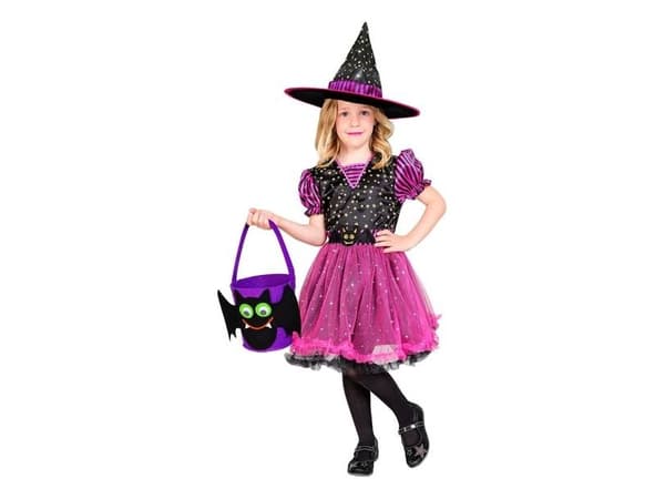 Pink heks kostume