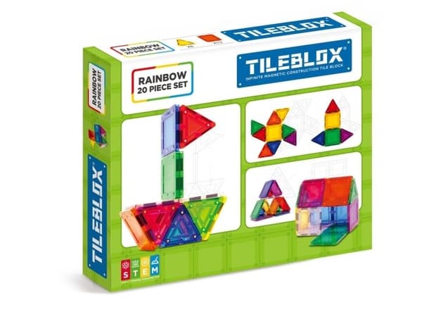 Tileblox Rainbow 20 kpl setti
