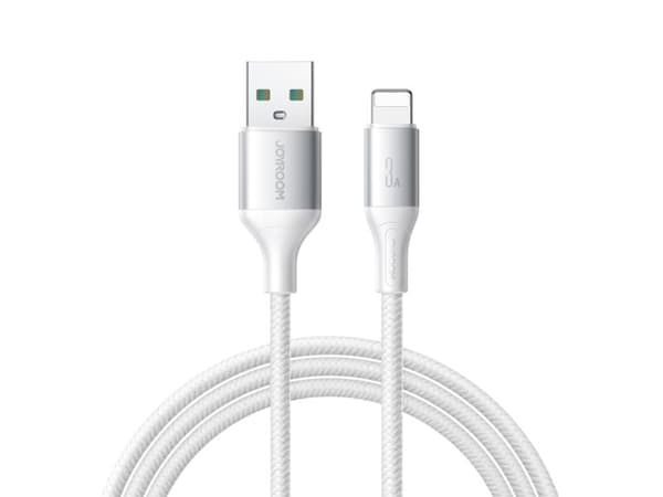 Joyroom S-A28 Flash Series kabel USB-A til Lightning 3A 1 m hvit