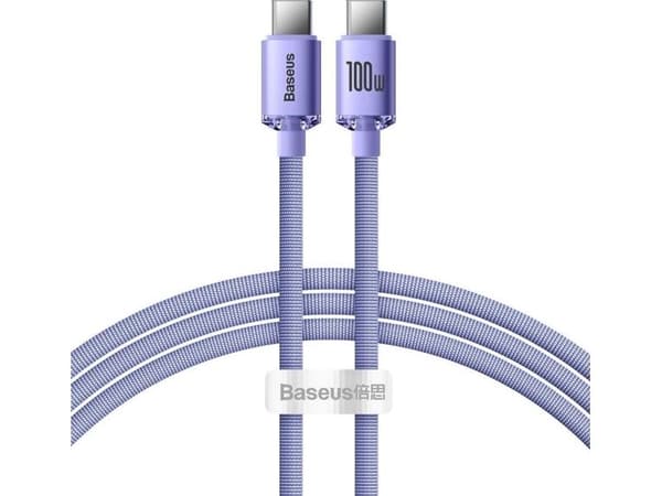 Baseus CAJY000605, 1,2 m, USB C, USB C, 480 Mbit/s, Violett